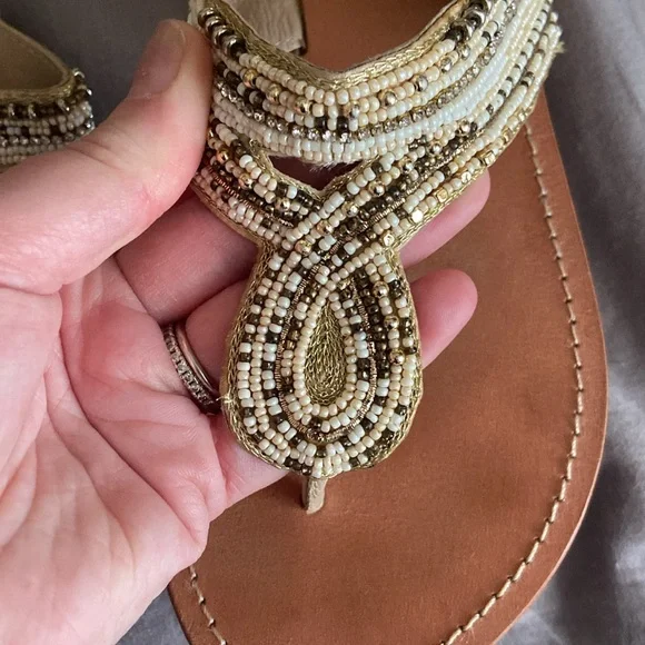 Steve Madden beaded sandals - Picture 2 of 3